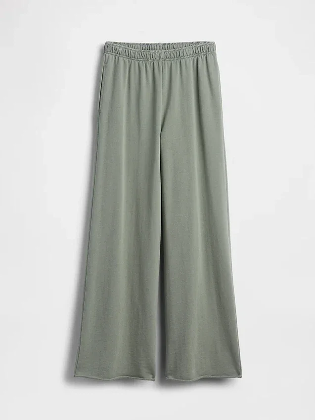 Vintagesoft Terry Sweathose mit weitem Bein