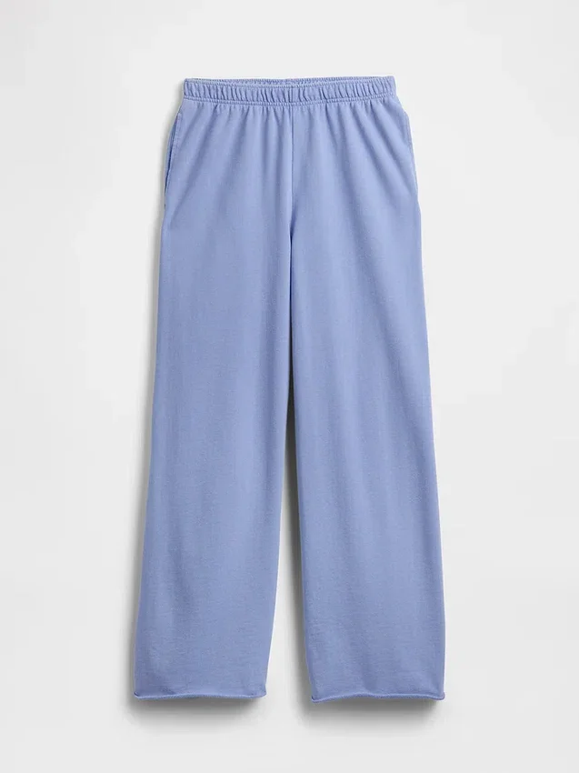 Vintagesoft Terry Sweathose mit weitem Bein