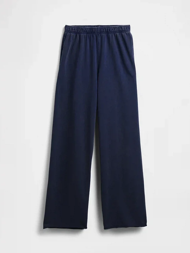 Vintagesoft Terry Sweathose mit weitem Bein