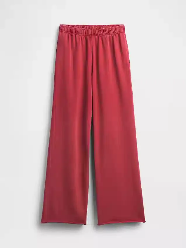 Vintagesoft Terry Sweathose mit weitem Bein