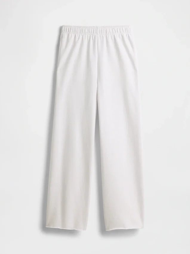 Vintagesoft Terry Sweathose mit weitem Bein