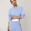 Vintagesoft Terry Sweathose mit weitem Bein