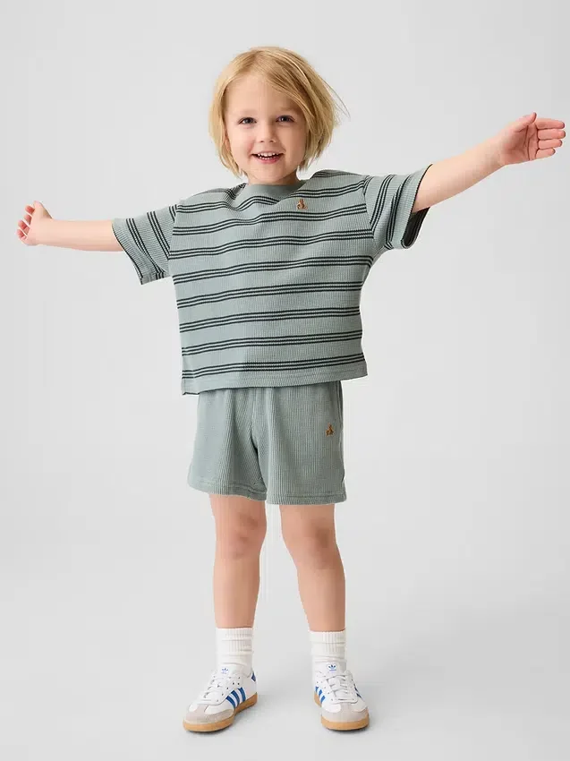 Waffel-Shorts zum Hineinschlüpfen für Baby & Kleinkind