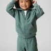 Waffelpiqué-Kapuzenpullover mit Reißverschluss für Baby & Kleinkind