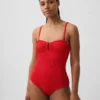 Wandelbarer Bandeau-Bademode