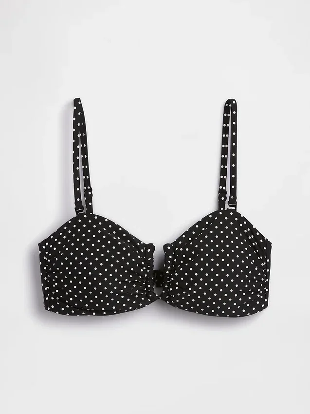 Wandelbares Bandeau-Bikini-Oberteil