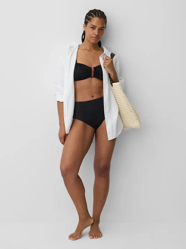 Wandelbares Bandeau-Bikini-Oberteil