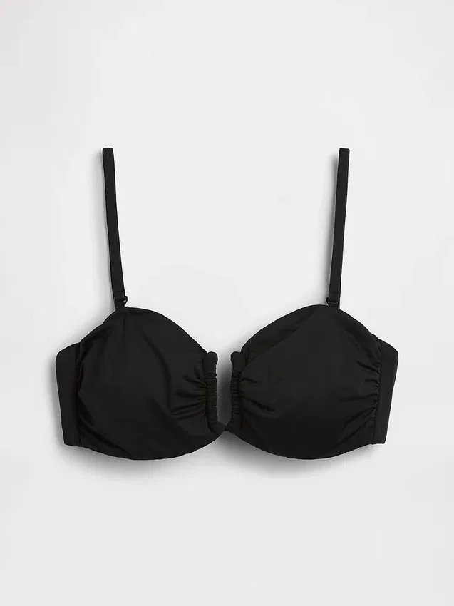 Wandelbares Bandeau-Bikini-Oberteil