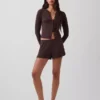 Weichste Modal-Ripp-Pyjama-Shorts