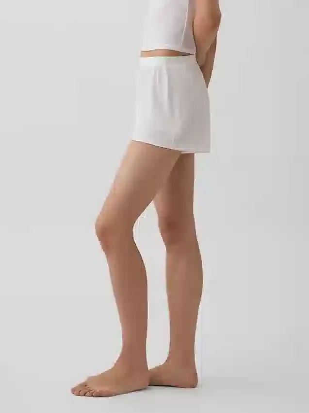 Weichste Modal-Ripp-Pyjama-Shorts