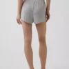 Weichste Modal-Ripp-Pyjama-Shorts