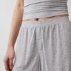 Weichste Modal-Ripp-Pyjama-Shorts