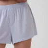 Weichste Modal-Ripp-Pyjama-Shorts