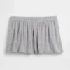 Weichste Modal-Ripp-Pyjama-Shorts