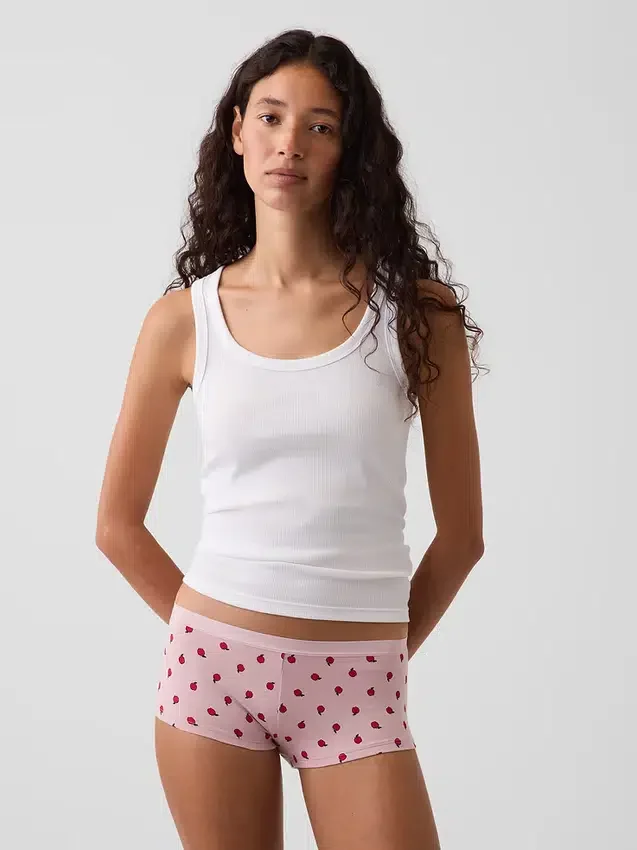 Weichste Shorty aus Bio-Stretch-Baumwolle