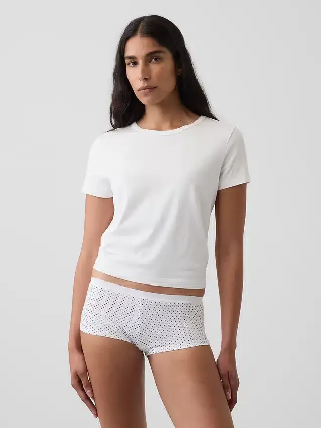 Weichste Shorty aus Bio-Stretch-Baumwolle