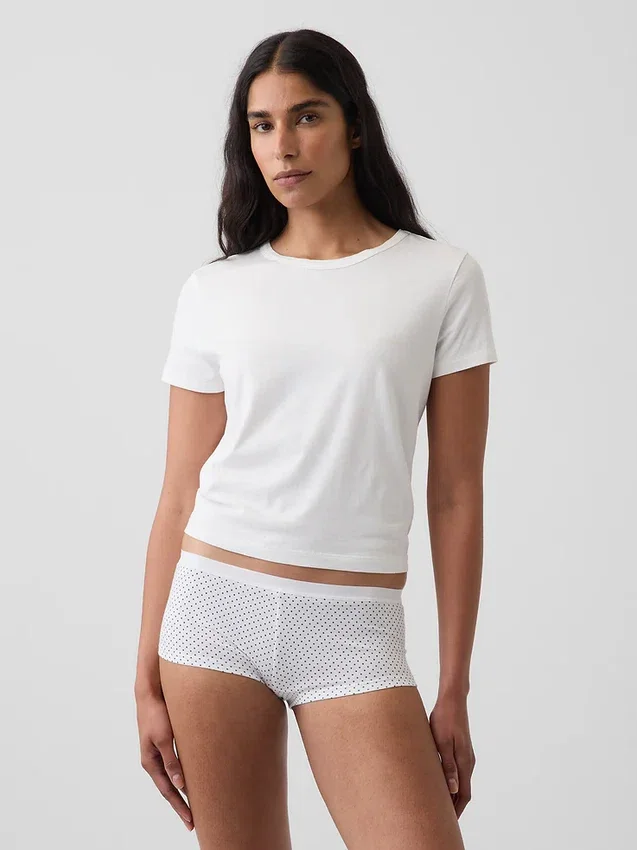 Weichste Shorty aus Bio-Stretch-Baumwolle