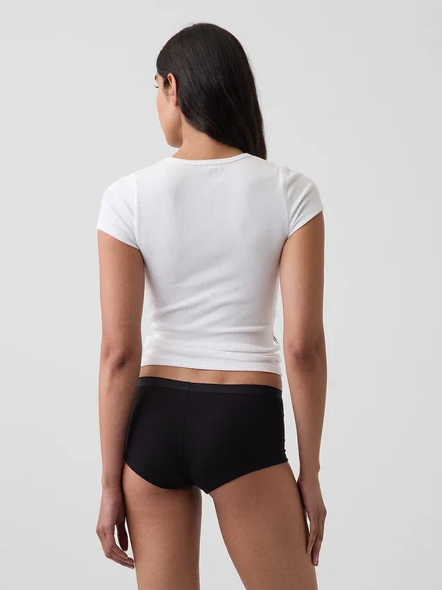Weichste Shorty aus Bio-Stretch-Baumwolle
