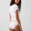 Weichster Bikini aus Bio-Stretch-Baumwolle mit Spitzenbesatz