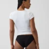 Weichster Bikini aus Bio-Stretch-Baumwolle mit Spitzenbesatz