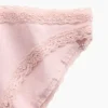 Weichster Bikini aus Bio-Stretch-Baumwolle mit Spitzenbesatz
