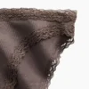 Weichster Bikini aus Bio-Stretch-Baumwolle mit Spitzenbesatz