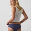 Weichster Cheeky-Hipster aus Bio-Stretch-Baumwolle mit Spitzenbesatz