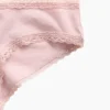 Weichster Cheeky-Hipster aus Bio-Stretch-Baumwolle mit Spitzenbesatz