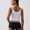 Weichster Shorty aus Bio-Stretch-Baumwolle mit Logo