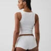 Weichster Shorty aus Bio-Stretch-Baumwolle mit Logo