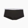 Weichster Shorty aus Bio-Stretch-Baumwolle mit Logo