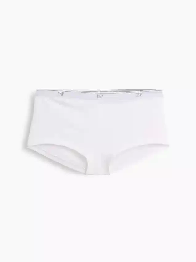 Weichster Shorty aus Bio-Stretch-Baumwolle mit Logo