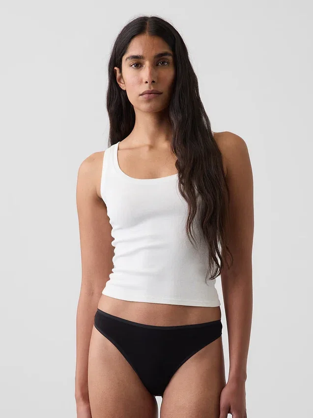 Weichster String aus Bio-Stretch-Baumwolle