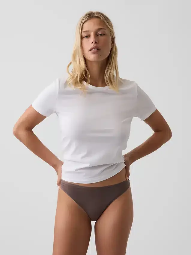 Weichster String aus Bio-Stretch-Baumwolle