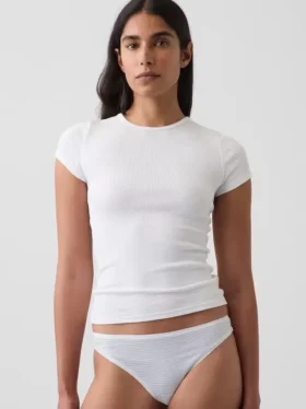 Weichster String aus Bio-Stretch-Baumwolle