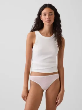 Weichster String aus Bio-Stretch-Baumwolle
