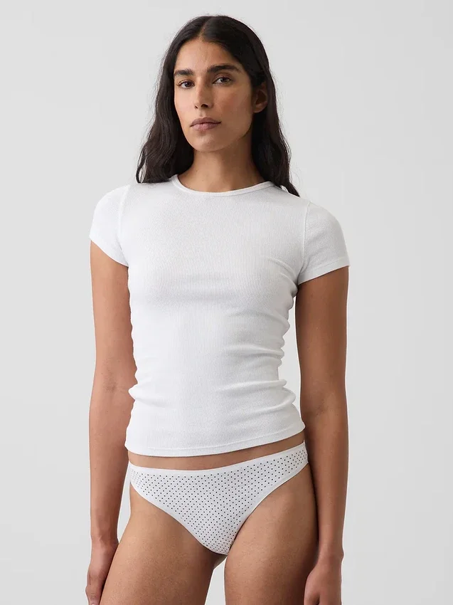 Weichster String aus Bio-Stretch-Baumwolle