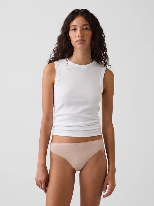 Weichster String aus Bio-Stretch-Baumwolle