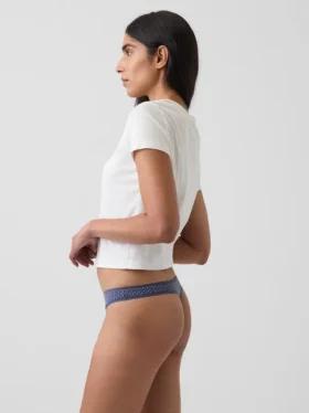 Weichster String aus Bio-Stretch-Baumwolle