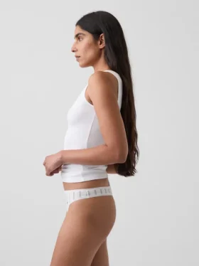 Weichster String aus Bio-Stretch-Baumwolle