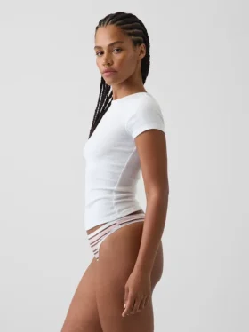 Weichster String aus Bio-Stretch-Baumwolle