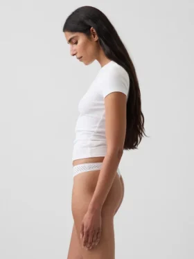 Weichster String aus Bio-Stretch-Baumwolle