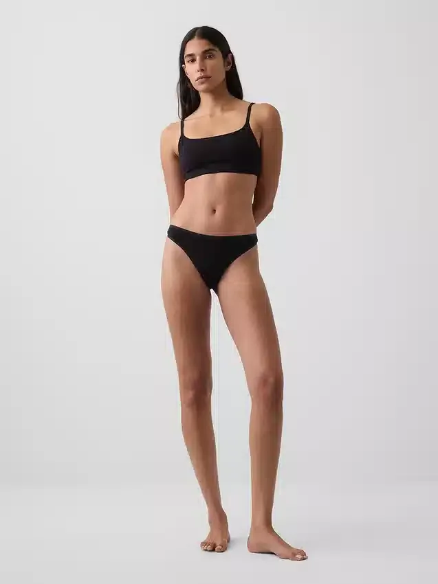 Weichster String aus Bio-Stretch-Baumwolle