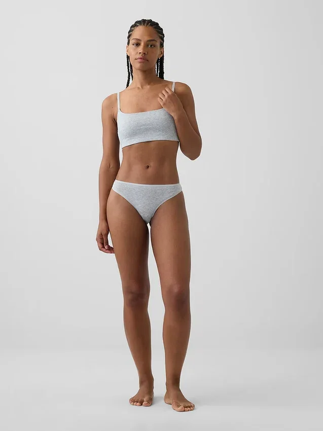 Weichster String aus Bio-Stretch-Baumwolle
