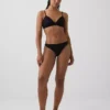 Weichster String aus Bio-Stretch-Baumwolle mit Spitzenbesatz