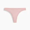 Weichster String aus Bio-Stretch-Baumwolle mit Spitzenbesatz