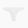Weichster String aus Bio-Stretch-Baumwolle mit Spitzenbesatz