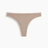 Weichster String aus Bio-Stretch-Baumwolle mit Spitzenbesatz