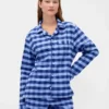Weichstes Flanell-Pyjamahemd für Erwachsene
