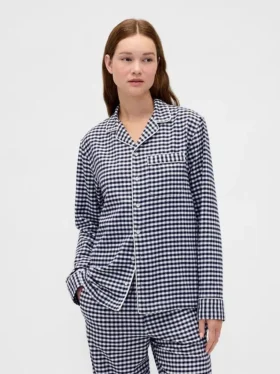 Weichstes Flanell-Pyjamahemd für Erwachsene